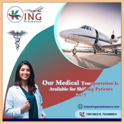 Use the Prompt Class ICU Air Ambulance Services in Silchar by King at Low Cost