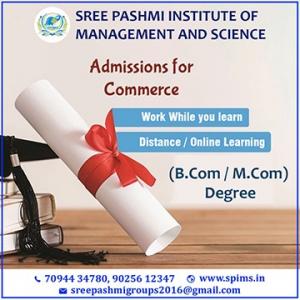 Admissions for Commerce (B.Com/ M.Com) Degree