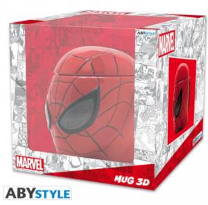Spider-Man Mask Design Marvel Licensed Red 350 Ml Ceramic 3D Mug