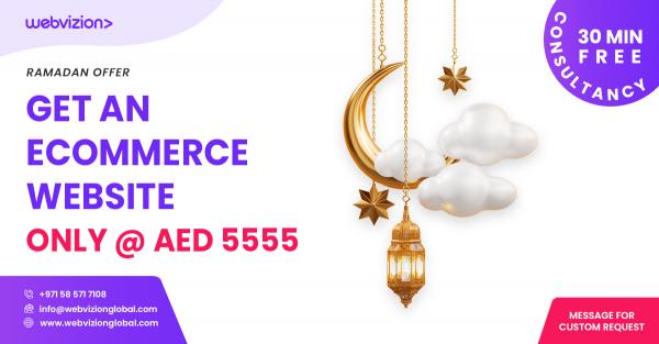 Ecommerce Website Design Ramadan Offer 2023 for Your Online Store