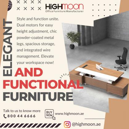 Elegant and Functional: Highmoon Office Furniture