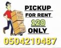 Pickup Truck For Rent in abu hail 0504210487