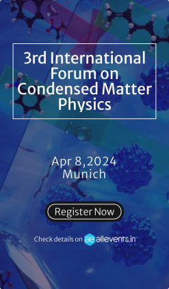 3rd International Forum on Condensed Matter Physics