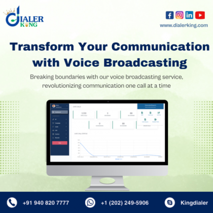Transform Your Communication with Voice Broadcasting