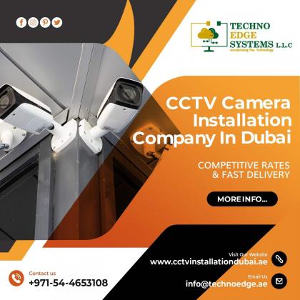 We Offer All Types of CCTV Camera Installations in Dubai