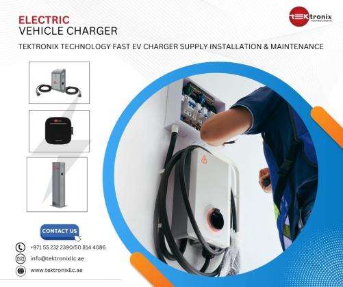 Fast EV Charger by Tektronix Technologies in Dubai, Abu Dhabi, and across the UAE