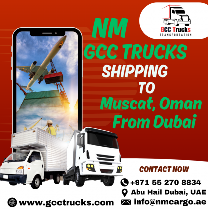 GCC Trucks Transportation from Dubai