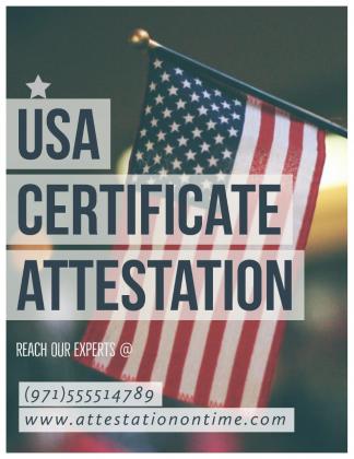 USA Degree Certificate Attestation