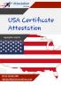 USA Degree Certificate Attestation