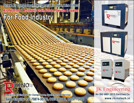 Air Compressor Air Dryer Compressed Air System manufacturers exporters in India Punjab Ludhiana rhinotech.in +91-7087430780, 9463483082, 9915775006 ht