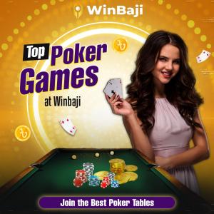 Top Poker Games at Winbaji - Join the Best Poker Tables