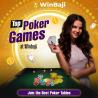 Top Poker Games at Winbaji - Join the Best Poker Tables