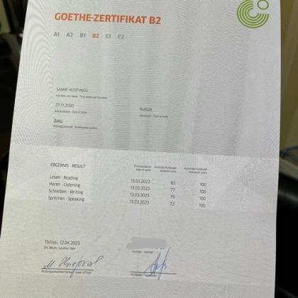 Where to apply For TELC B2 German test online  WhatsApp(+371 204 33160) GOETHE Certificate German language for sell