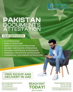 Get Your Pakistani Birth & Marriage Certificates Attested in UAE