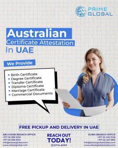 Australia Document Attestation Experts in the UAE