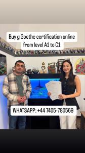 Buy the Goethe Certificate B1 online today, Buy the Goethe Certificate B1 online