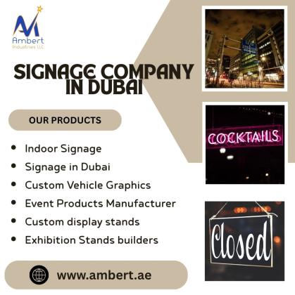 Signage Company in Dubai - Ambert