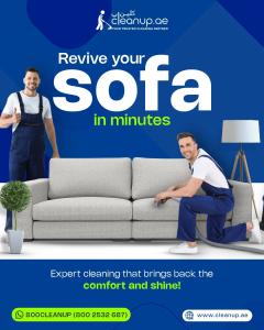 Professional Sofa Cleaning in Dubai – Cleanup.ae