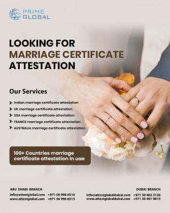 Fast Marriage Certificate Attestation for UAE Residents and Expats