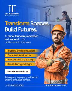Professional Building Maintenance & Renovation Services in UAE – Dar Al Tarmeem