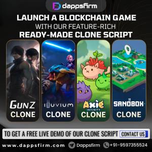 Launch Customizable NFT Games with White Label Blockchain Game Clone Software