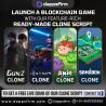 Launch Customizable NFT Games with White Label Blockchain Game Clone Software